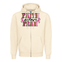 Sandshell faıth over fear Zipper Hoodie - BarkalooDesign
