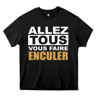 Black Allez Tous Vous Enculer Heavy Core Tee - Bettercallsaul