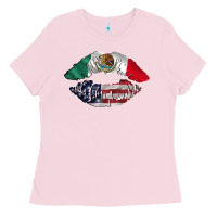 Bubblegum Pink mexico usa lips Ladies Tee - TumblerDesignByShophia