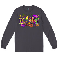 Smoke Love Mardi Gras Long Sleeve Tee - FaDigitalArtStudio