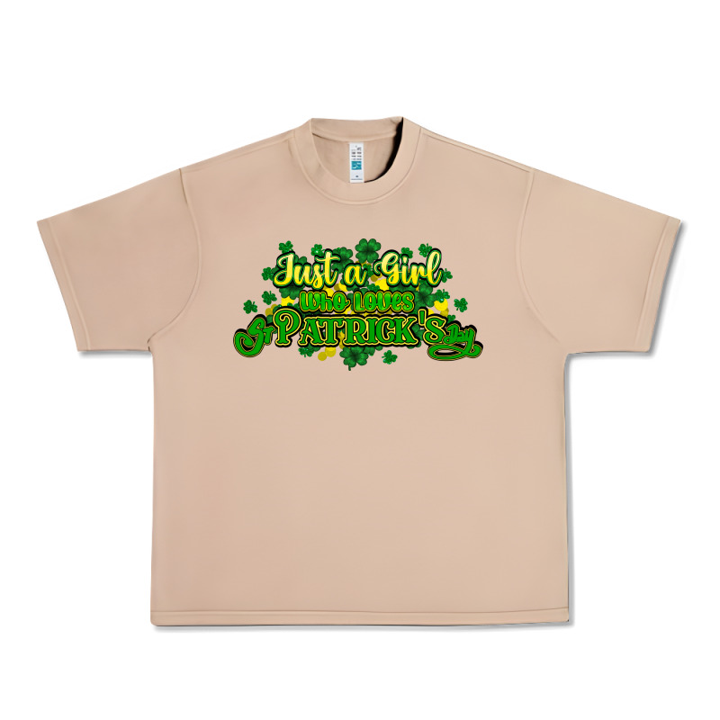 Just A Girl Who Loves St. Patrick's Day Urban Heavy Tee by HowdyJamesFarm | Teevron