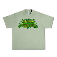 Oil Green Just a girl who loves St. Patrick's Day Urban Heavy Tee - HowdyJamesFarm