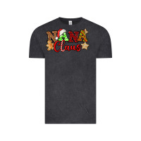 Vintage Black Nana Claus Christmas Lights And Gifts mother's day Vintage Tee - HowdyJamesFarm