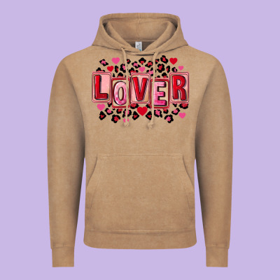 Valentine's Day Lover Vintage Hoodie Designed By Fadigitalartstudio