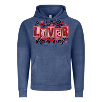 Vintage Denim Valentine's Day lover Vintage Hoodie - FaDigitalArtStudio