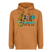 Meerkat the lord is my strength and my song guitar with su Heavyweight Hoodie - AdoDesignShop
