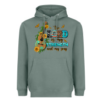 Sage the lord is my strength and my song guitar with su Heavyweight Hoodie - AdoDesignShop