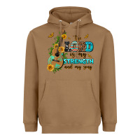 Toasted Coconut the lord is my strength and my song guitar with su Heavyweight Hoodie - AdoDesignShop