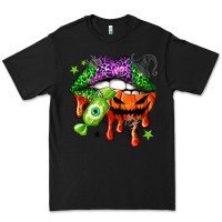 Black Halloween lips Premium Tee - NancyCooperArtShop