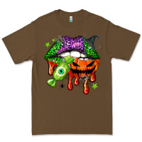 Cacao Halloween lips Premium Tee - NancyCooperArtShop