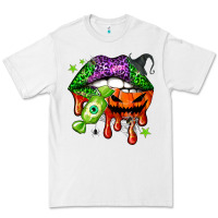 White Halloween lips Premium Tee - NancyCooperArtShop