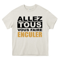 Cream Allez Tous Vous Enculer Heavy Core Tee - Bettercallsaul