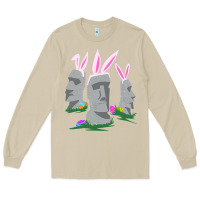 Mushroom easter island moai figures  cute travelers funny gift Long Sleeve Tee - maiPhamDesign