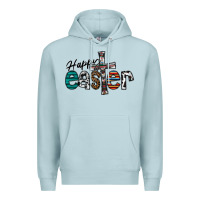 Blue Mist Happy Easter Premium Hoodie - CowhideDigitalArt