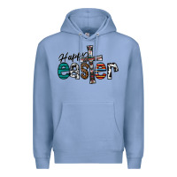 Colony Blue Happy Easter Premium Hoodie - CowhideDigitalArt
