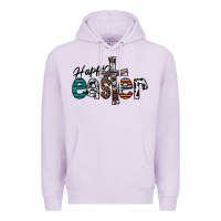 Lilac Happy Easter Premium Hoodie - CowhideDigitalArt