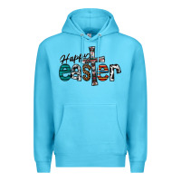 Ocean Blue Happy Easter Premium Hoodie - CowhideDigitalArt