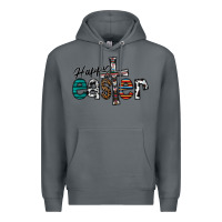Rock Happy Easter Premium Hoodie - CowhideDigitalArt