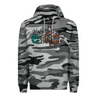 Slate Camo Happy Easter Premium Hoodie - CowhideDigitalArt