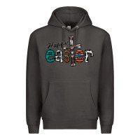 Smoke Happy Easter Premium Hoodie - CowhideDigitalArt