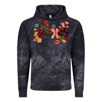 Cloud Black Rooster Valentine's Day xoxo Vintage Hoodie - FaDigitalArtStudio