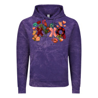 Cloud Purple Rooster Valentine's Day xoxo Vintage Hoodie - FaDigitalArtStudio