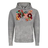 Cloud Rock Rooster Valentine's Day xoxo Vintage Hoodie - FaDigitalArtStudio
