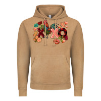 Rooster Valentine's Day Xoxo Vintage Hoodie | Teevron