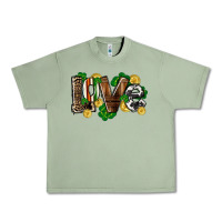Oil Green Western love St. Patrick's Day Urban Heavy Tee - CowGirlArtShop