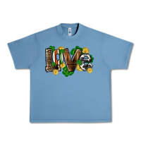 Pebble Blue Western love St. Patrick's Day Urban Heavy Tee - CowGirlArtShop