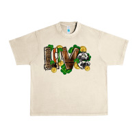 Sandshell Western love St. Patrick's Day Urban Heavy Tee - CowGirlArtShop