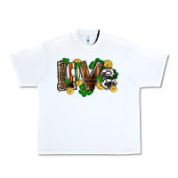 White Western love St. Patrick's Day Urban Heavy Tee - CowGirlArtShop