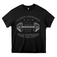 Black push harder Heavy Core Tee - Bettercallsaul