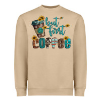 Mushroom but first coffee Heavyweight Sweatshirt - Artiststas