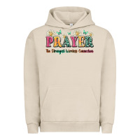 Pigment French Oak prayer the strongest wireless connection Urban Hoodie - JahusDesignShop