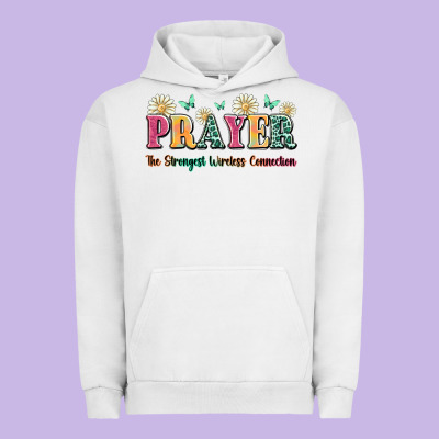 Prayer The Strongest Wireless Connection Urban Hoodie Designed By Jahusdesignshop