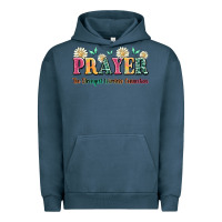 Pigment Midnight Navy prayer the strongest wireless connection Urban Hoodie - JahusDesignShop