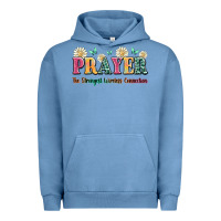 Pigment Pebble Blue prayer the strongest wireless connection Urban Hoodie - JahusDesignShop