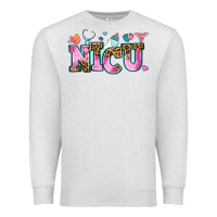 Oatmeal Heather nicu Premium Sweatshirt - AdoDesignShop