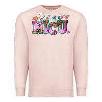 Pale Pink nicu Premium Sweatshirt - AdoDesignShop