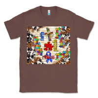 Chestnut faith puzzle ribbon Classic Tee - TumblerDesignByShophia