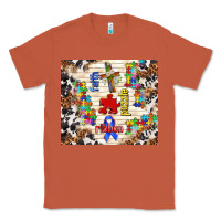 Copper faith puzzle ribbon Classic Tee - TumblerDesignByShophia