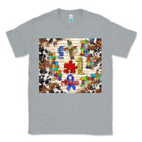 Heather Grey faith puzzle ribbon Classic Tee - TumblerDesignByShophia