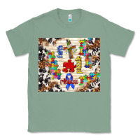 Sage faith puzzle ribbon Classic Tee - TumblerDesignByShophia
