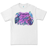 White Fueled by crystals and coffee halloween Premium Tee - NancyCooperArtShop