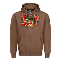 Chestnut christmas joy coffee Zipper Hoodie - BarkalooDesign
