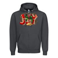 Smoke christmas joy coffee Zipper Hoodie - BarkalooDesign
