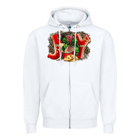 White christmas joy coffee Zipper Hoodie - BarkalooDesign