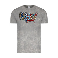 Cloud Rock usa american flag background Vintage Tee - Jasminsmagicworld