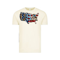 Vintage Arctic usa american flag background Vintage Tee - Jasminsmagicworld